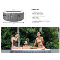 Piepūšamā SPA džakuzi ar hidromasāžu  INTEX 28440